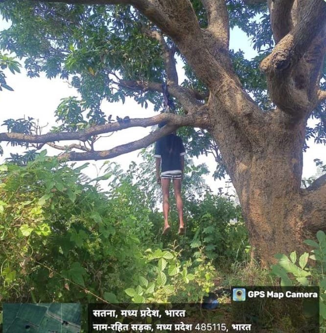 आकाश पटेल की संदिग्ध मौत ,फांसी पर लटकते मिली लाश ,परिजनों ने की जांच की मांग